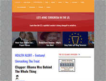 Tablet Screenshot of leftwingterrorism.com